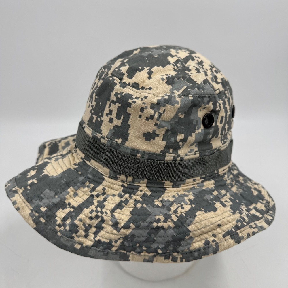 MIL SPEC PLUS Men's Digital Camo Boonie Hat Cotton Ripstop Military Bucket Hat